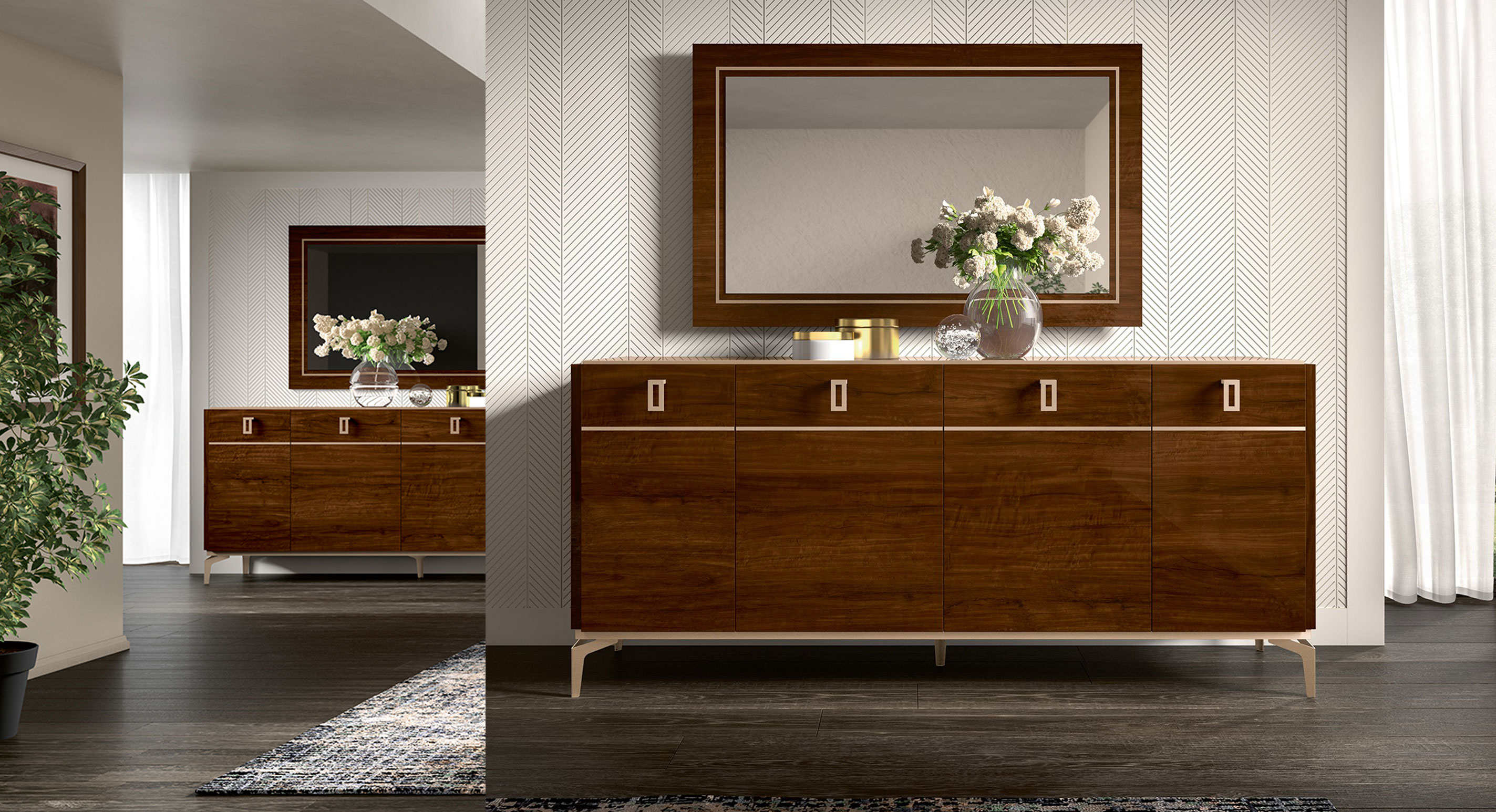 Korpusinių baldų kolekcija EVA-slankiklis-2