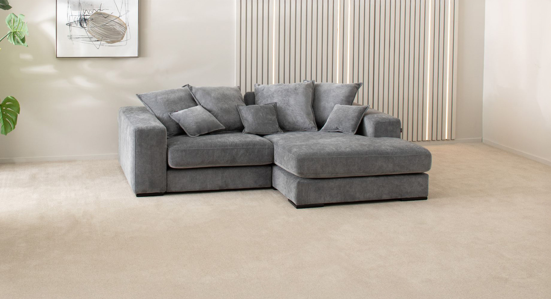 BRAVO MINI minkštas kampas 2380x1850 2