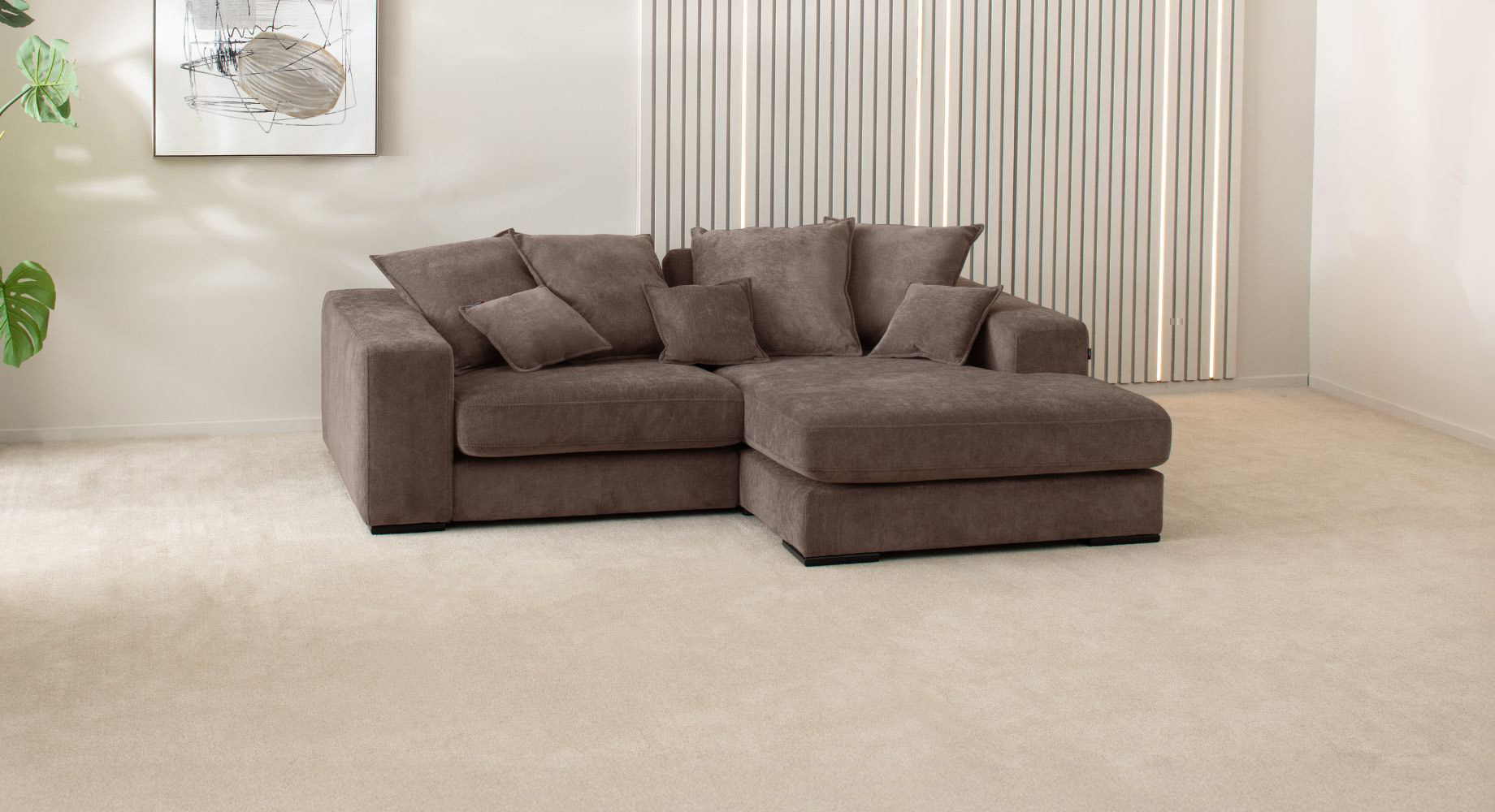 BRAVO MINI minkštas kampas 2380x1850 2