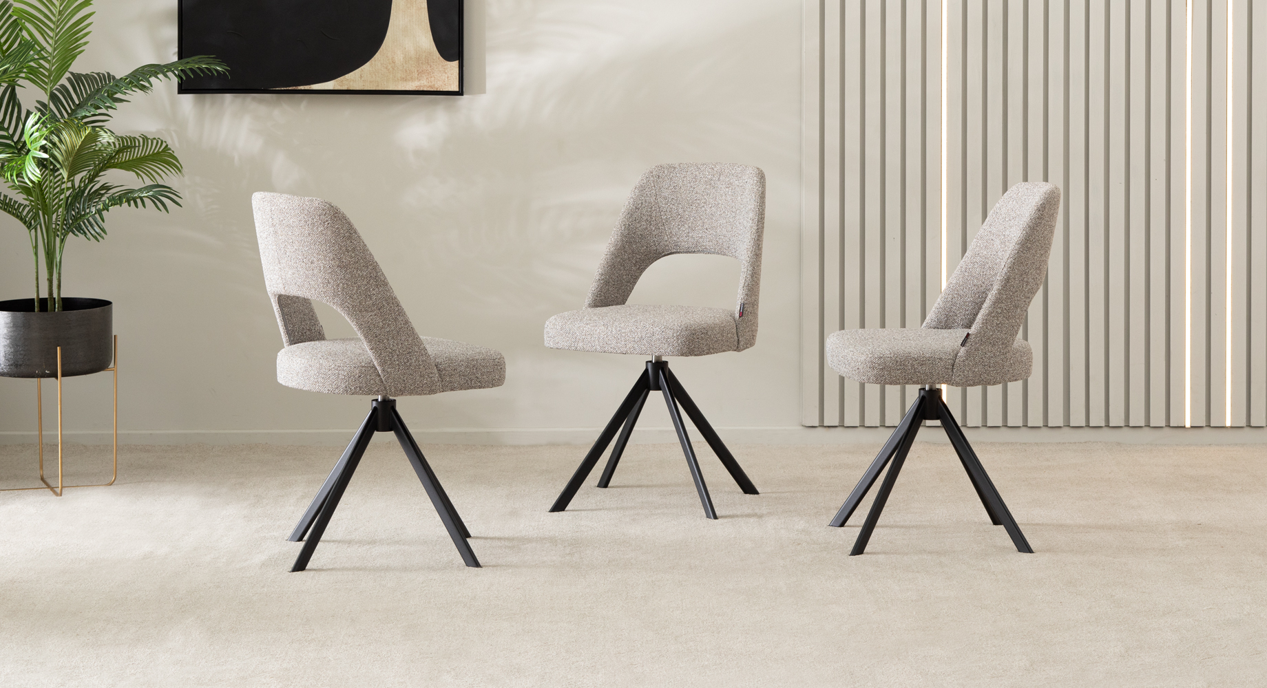 PARIS kėdė su sukimosi funkcija 3