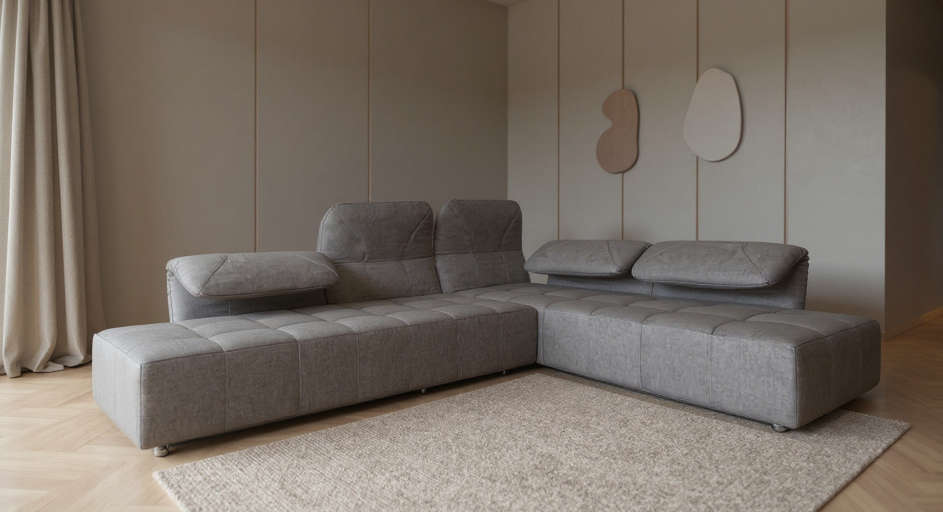 SMART MAX minkštas kampas miegamas Skd 2