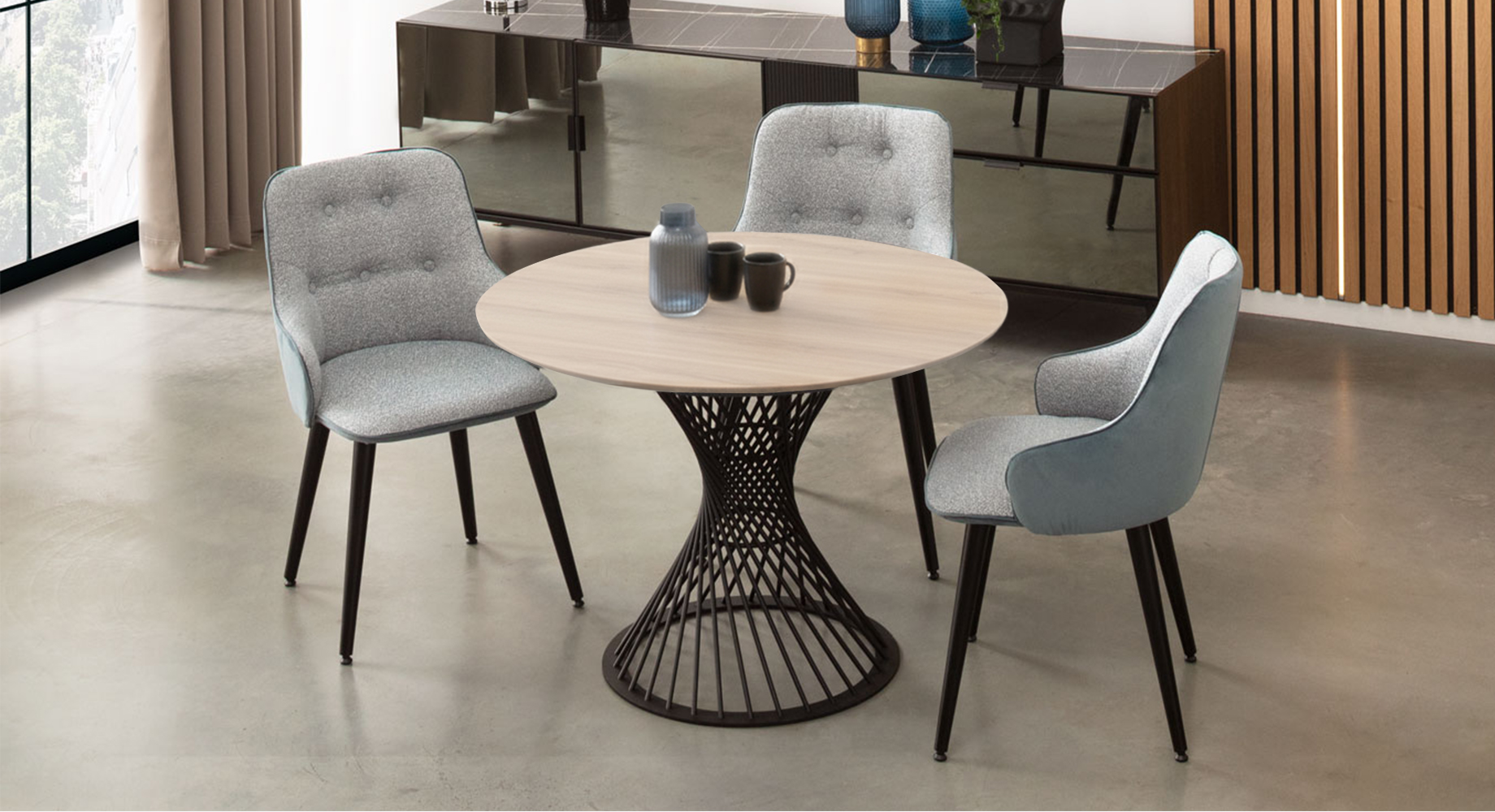 FELICIA valgomojo stalas D1200 2