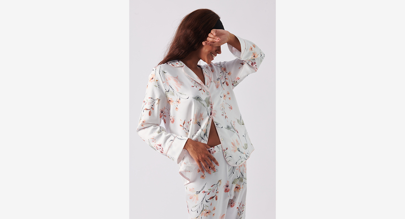 SERENADE pižamos komplektas su kelnėmis S 2