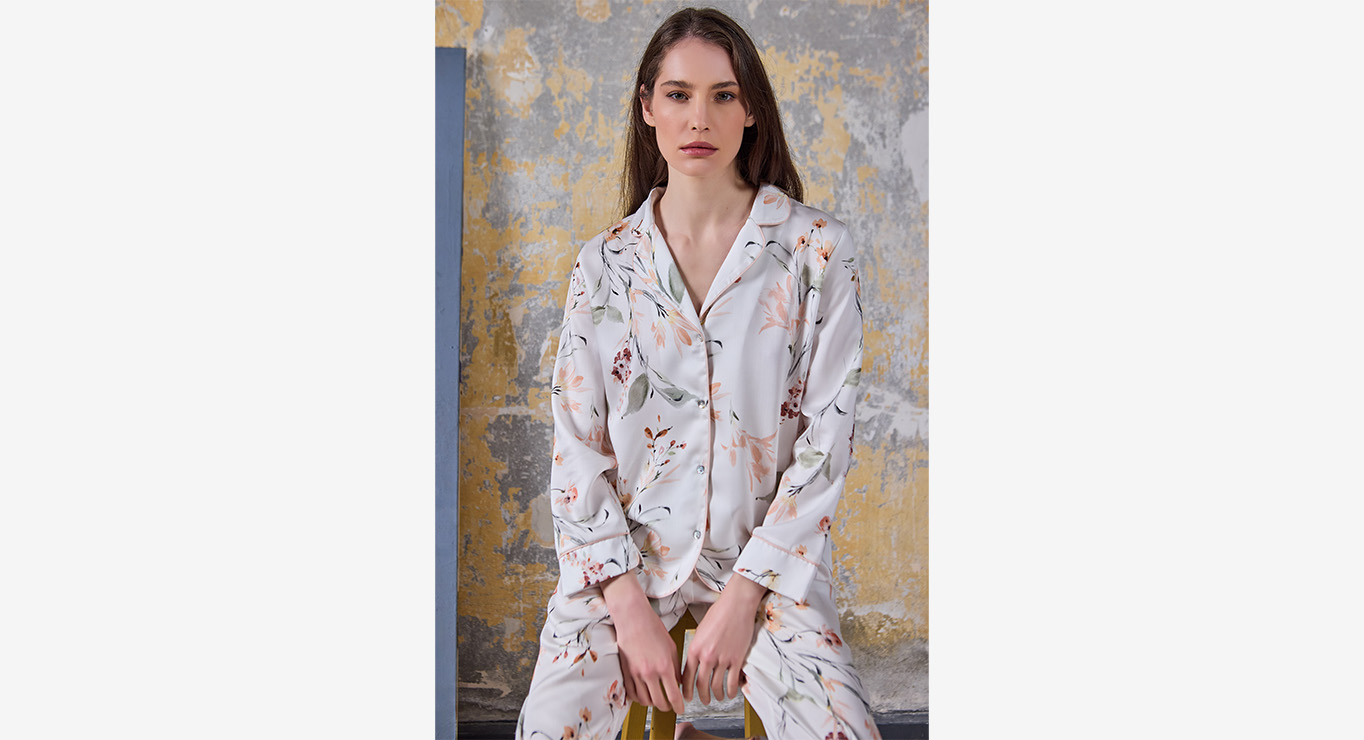 SERENADE pižamos komplektas su kelnėmis S 7