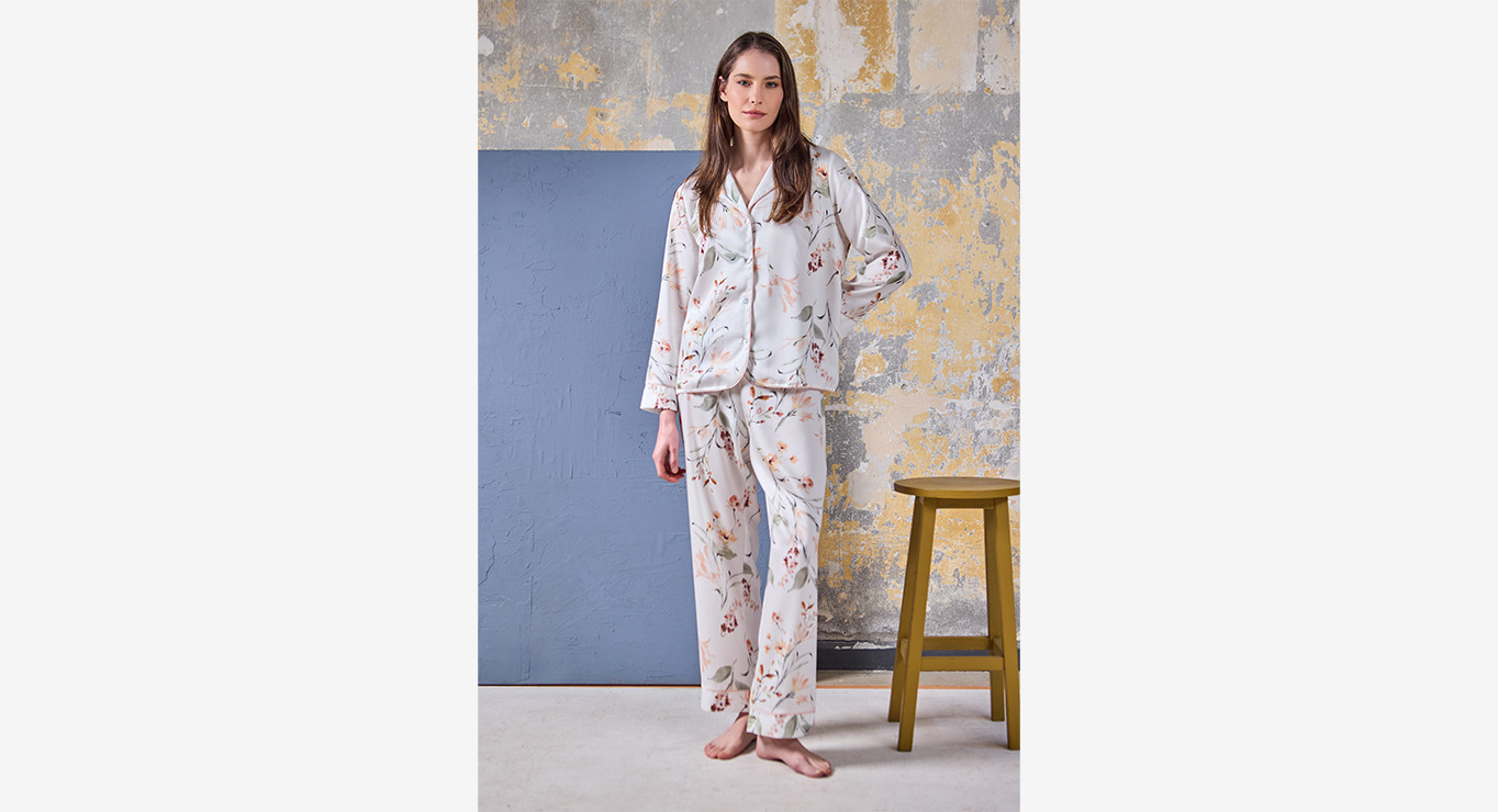 SERENADE pižamos komplektas su kelnėmis S 5