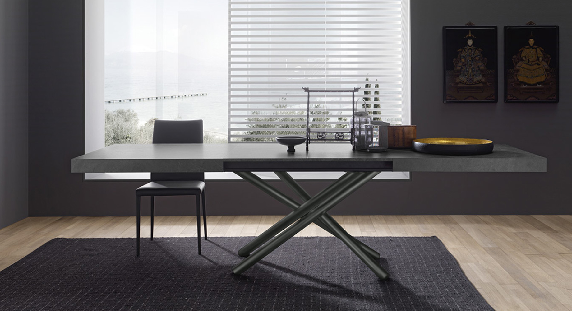 FAHRENHEIT valgomojo stalas išskleidžiamas 900x1800 4