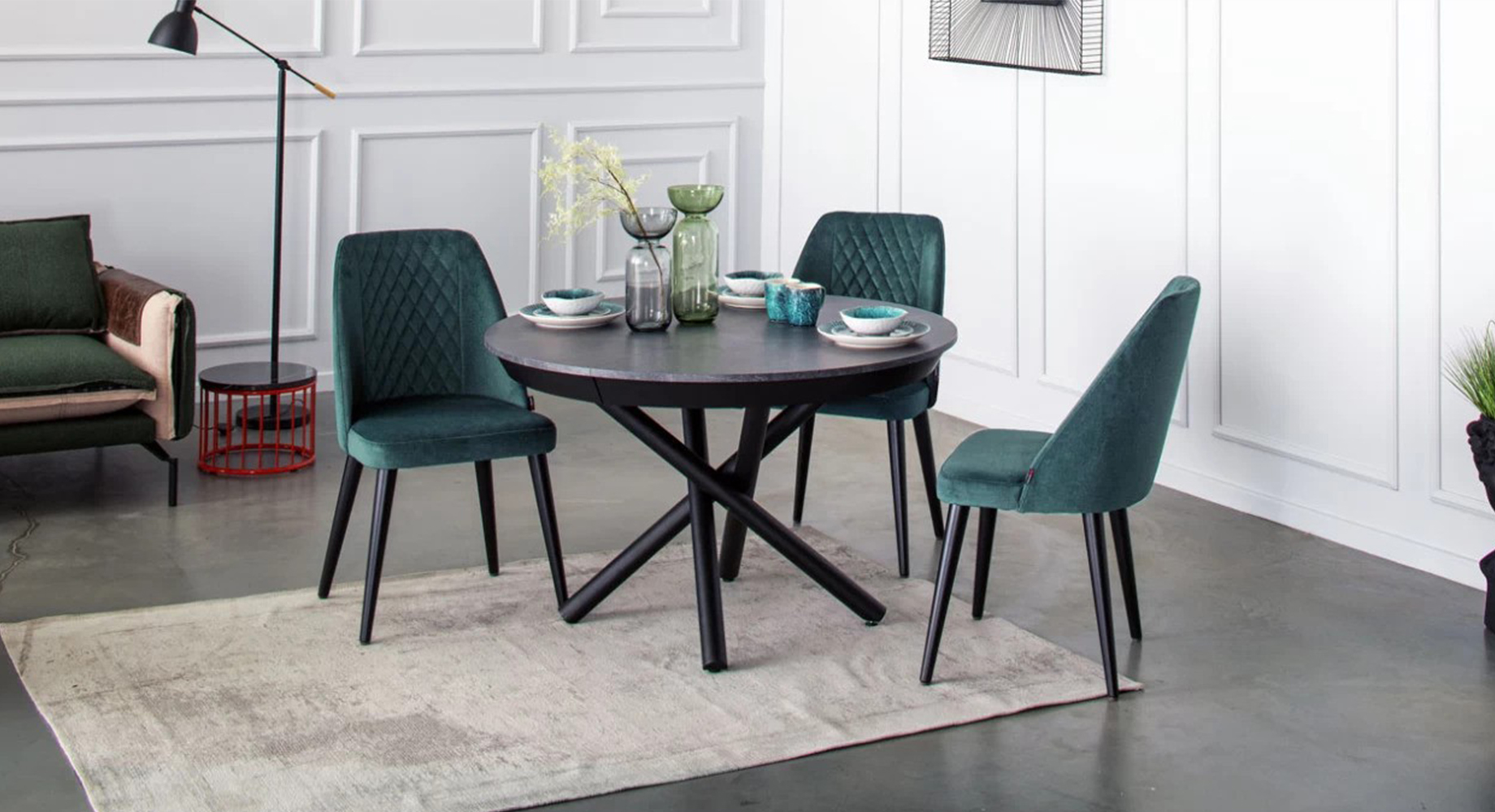 FAHRENHEIT valgomojo stalas išskleidžiamas D1050 2