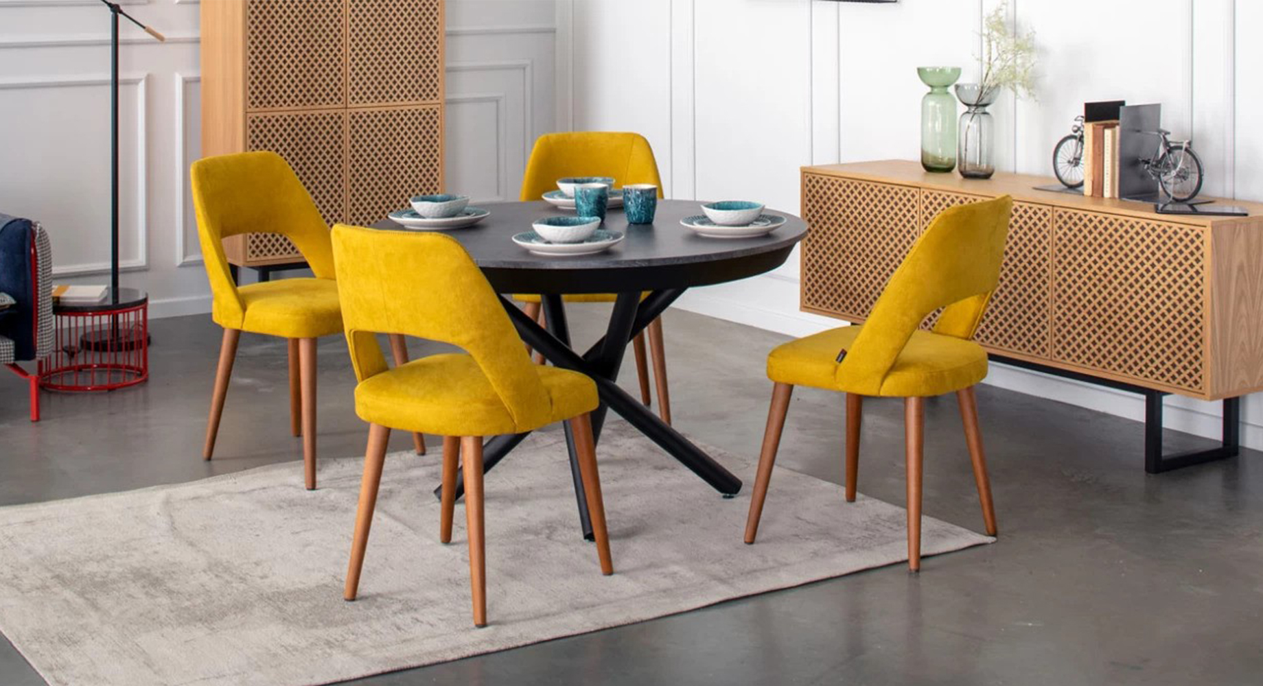 FAHRENHEIT valgomojo stalas išskleidžiamas D1200 5