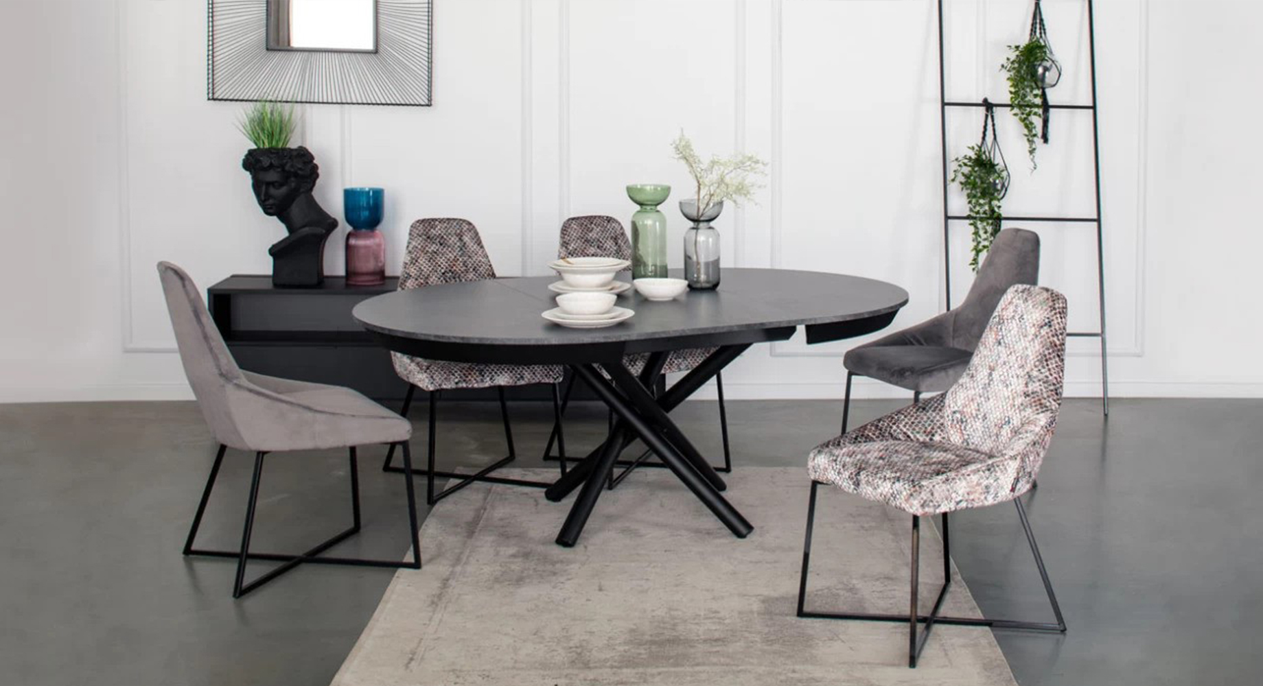 FAHRENHEIT valgomojo stalas išskleidžiamas D1200 3