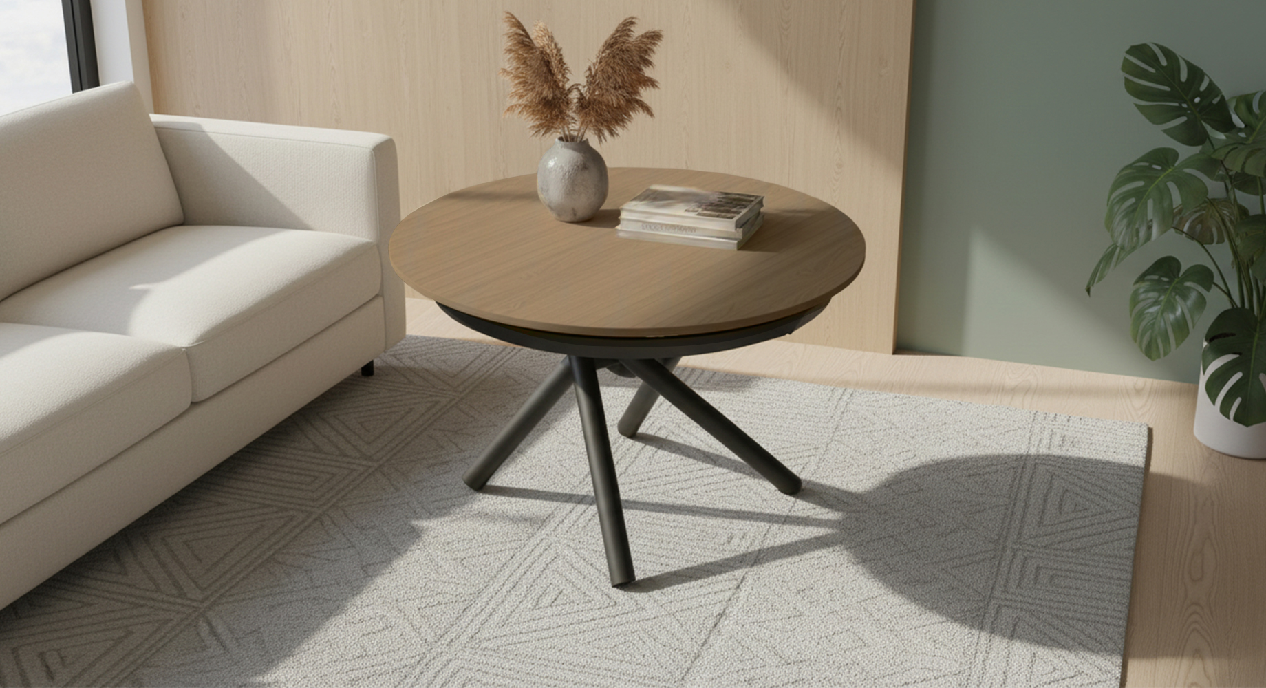 HELIOS stalas transformuojamas D1050 2