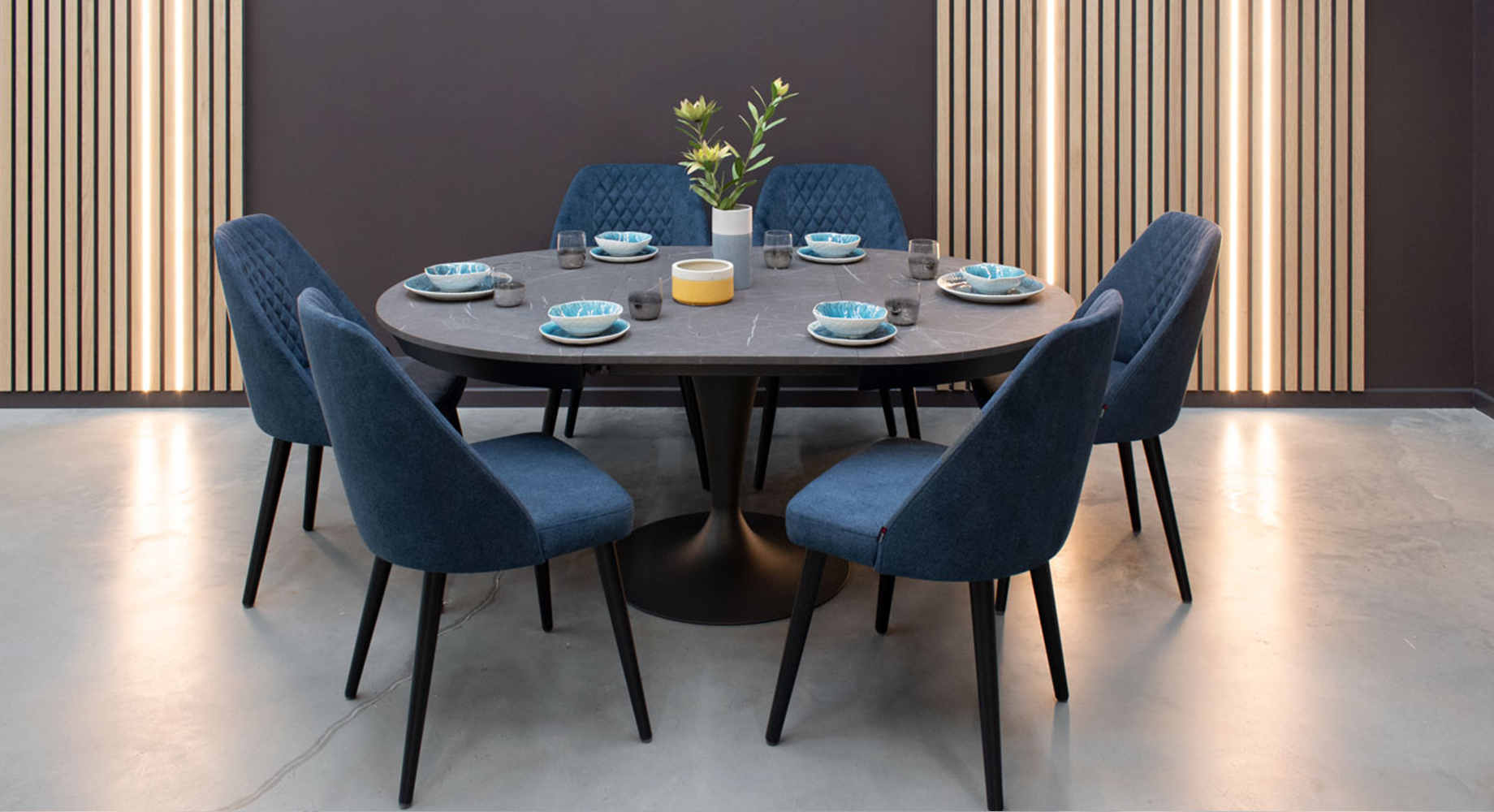 SUN valgomojo stalas išskleidžiamas D1200 6