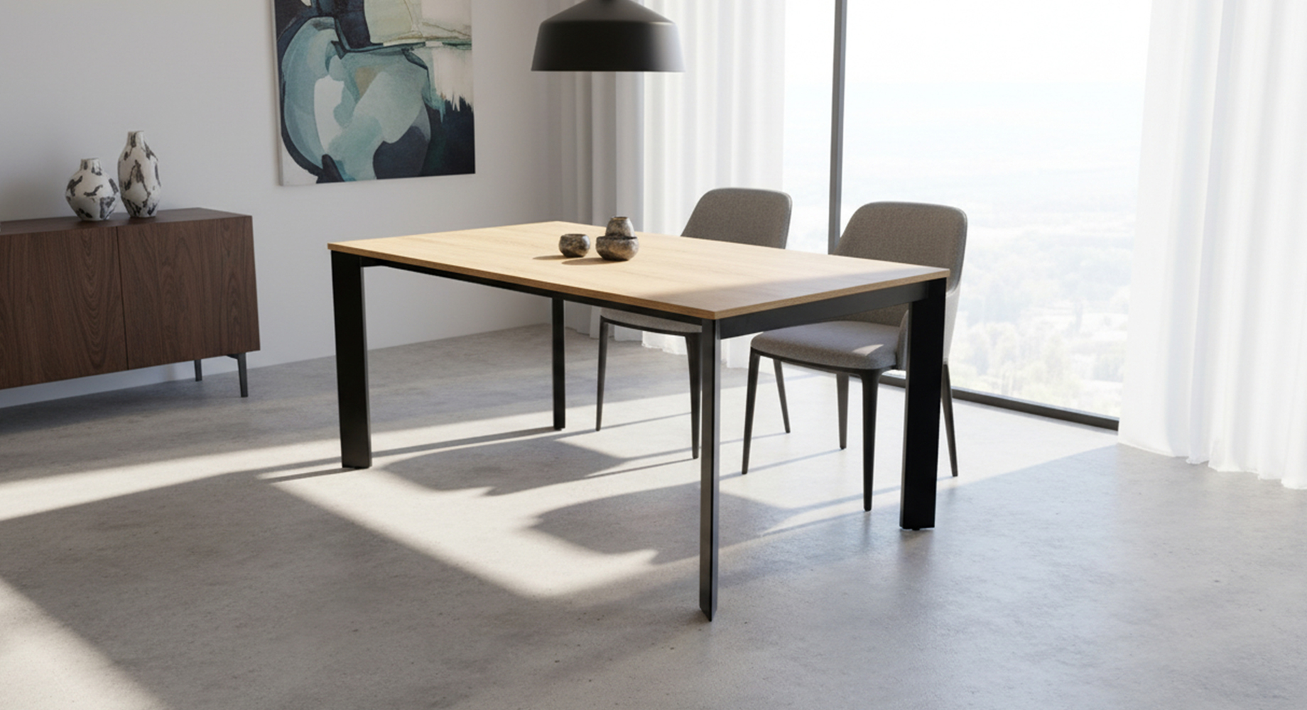 TEOREMA valgomojo stalas išskleidžiamas 900x1400 2