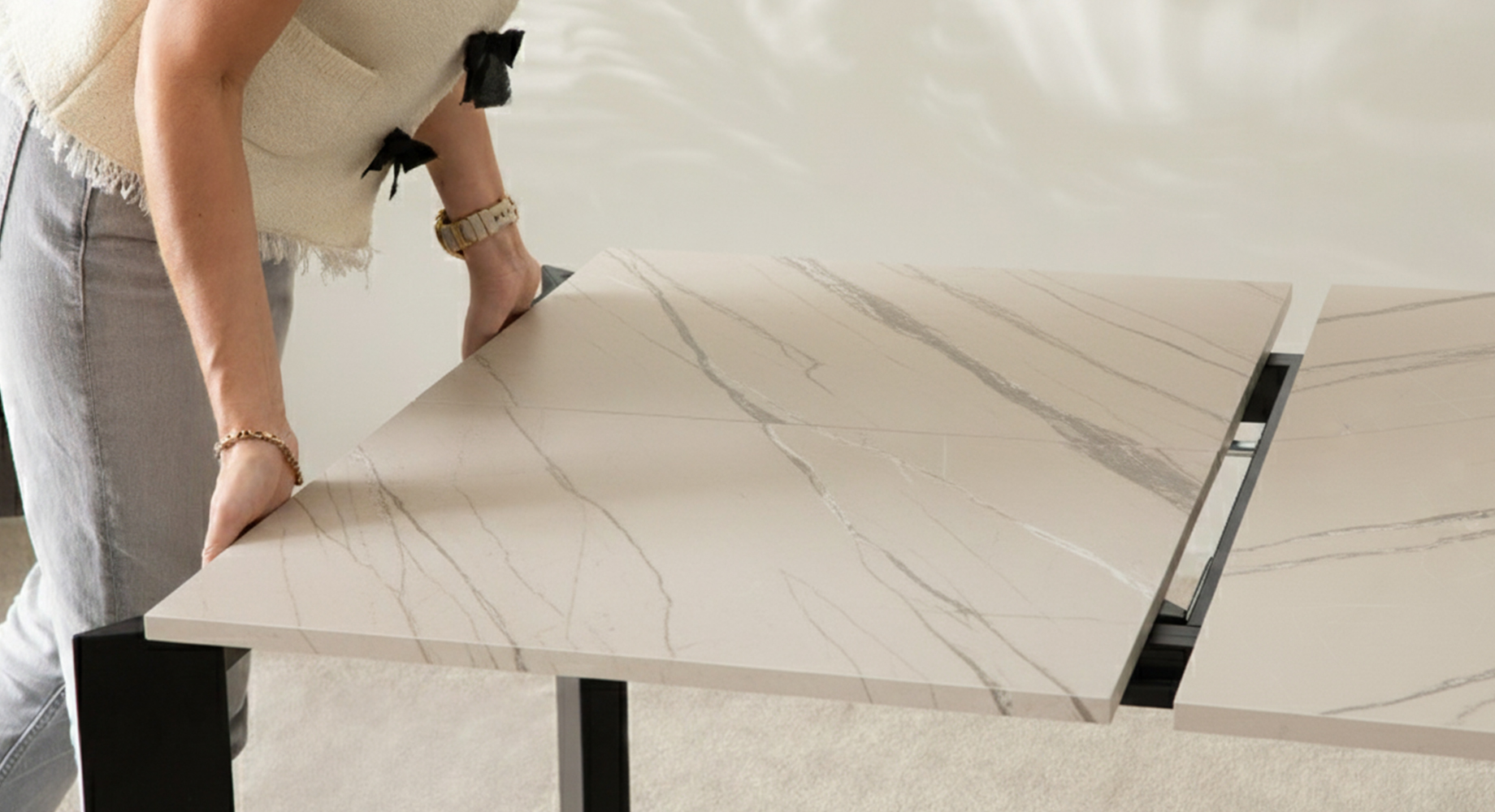 TEOREMA valgomojo stalas išskleidžiamas 900x1400 4