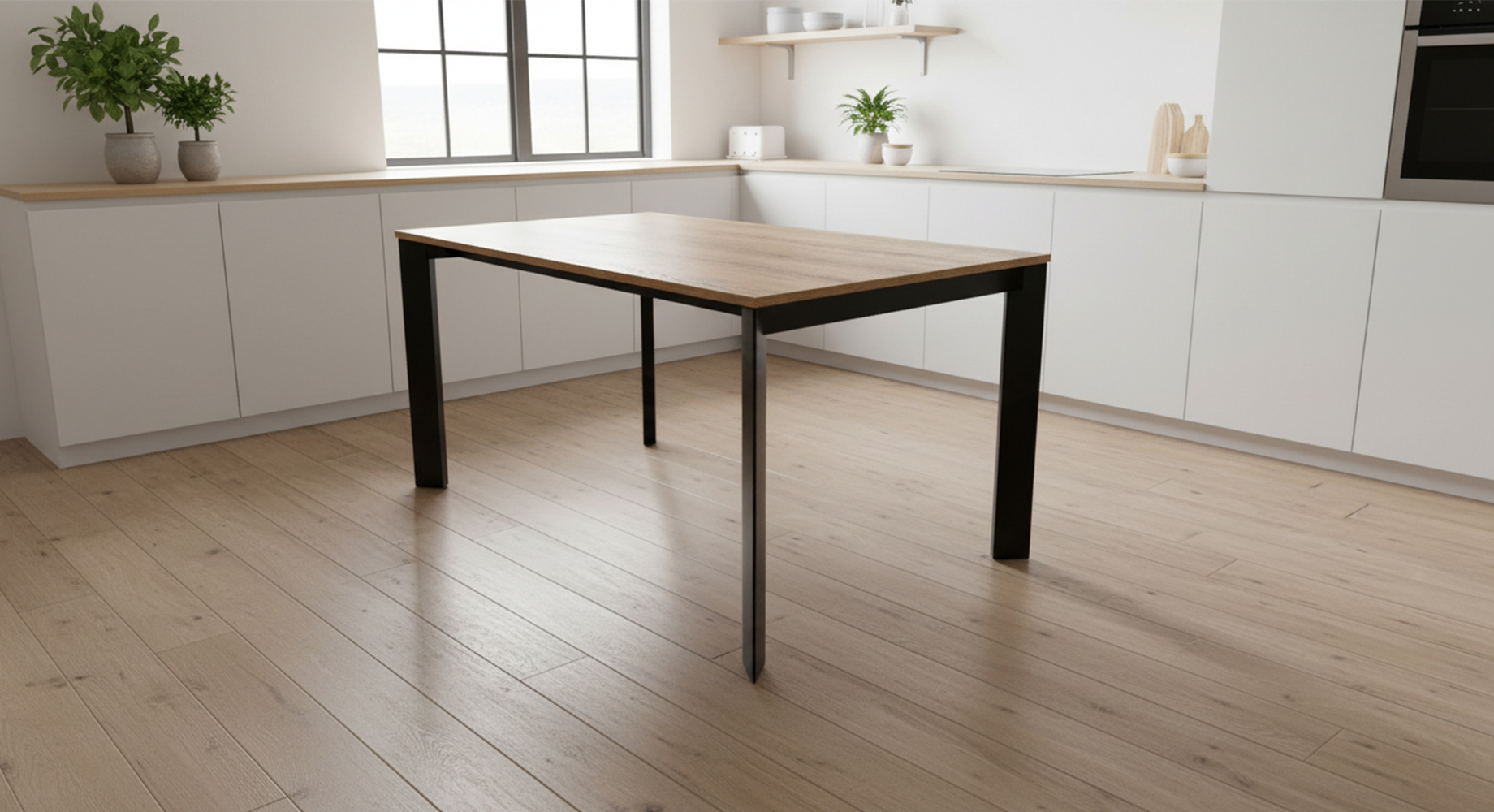 TEOREMA valgomojo stalas išskleidžiamas 900x1400 2