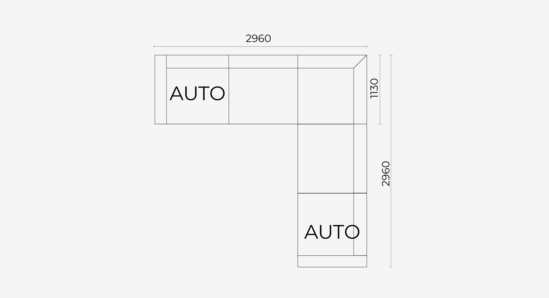 RAMBO minkštas kampas 2960x2960 5