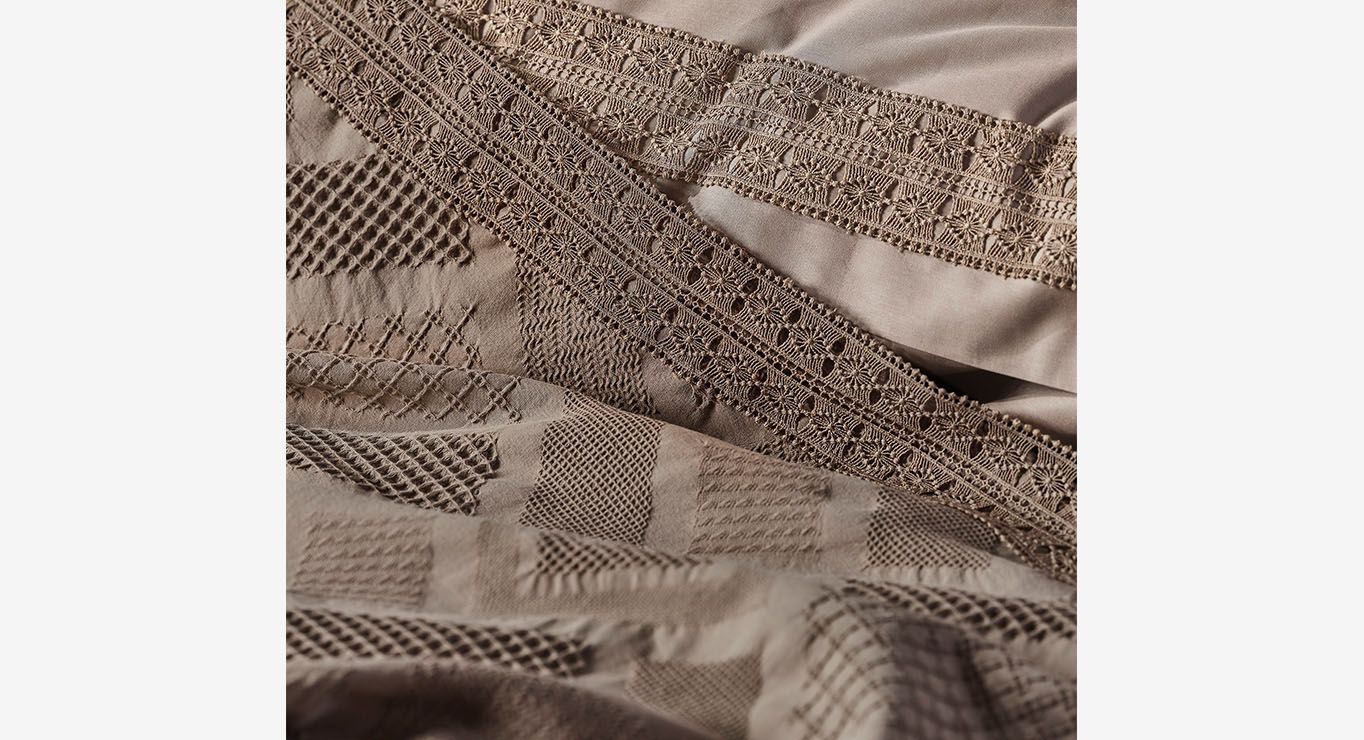 FREYA patalynės komplektas rudos spalvos 2000x2200 paveiklėlis