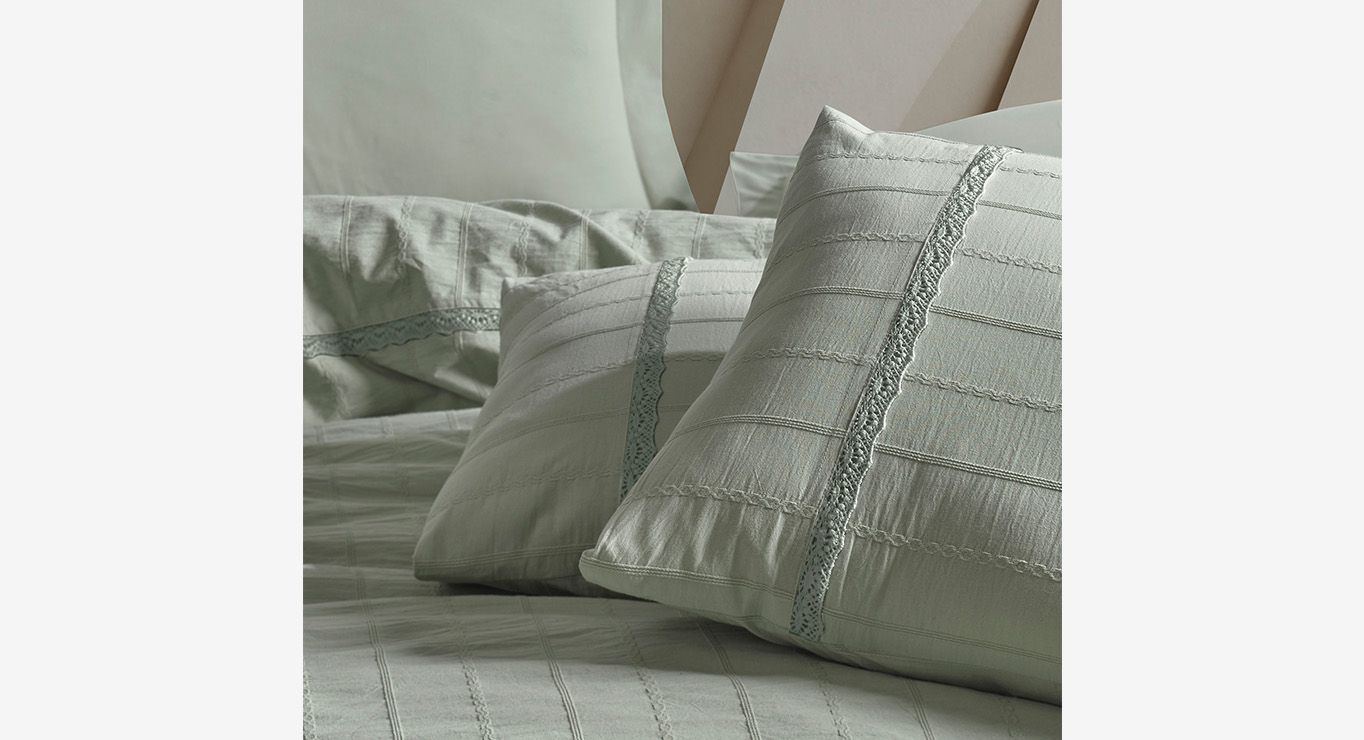 JASMIN patalynės komplektas žalios spalvos 2000x2200 2