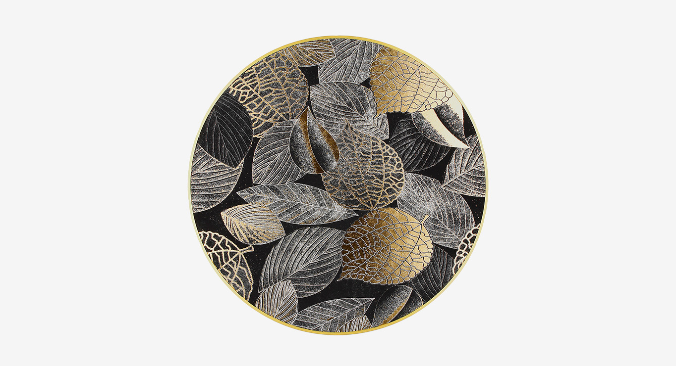 CORALIE paveikslas su auksinėmis detalėmis 1