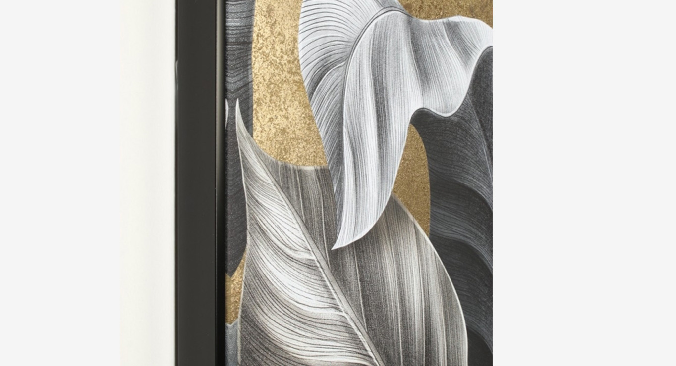 CORALIE paveikslas su lapais 2