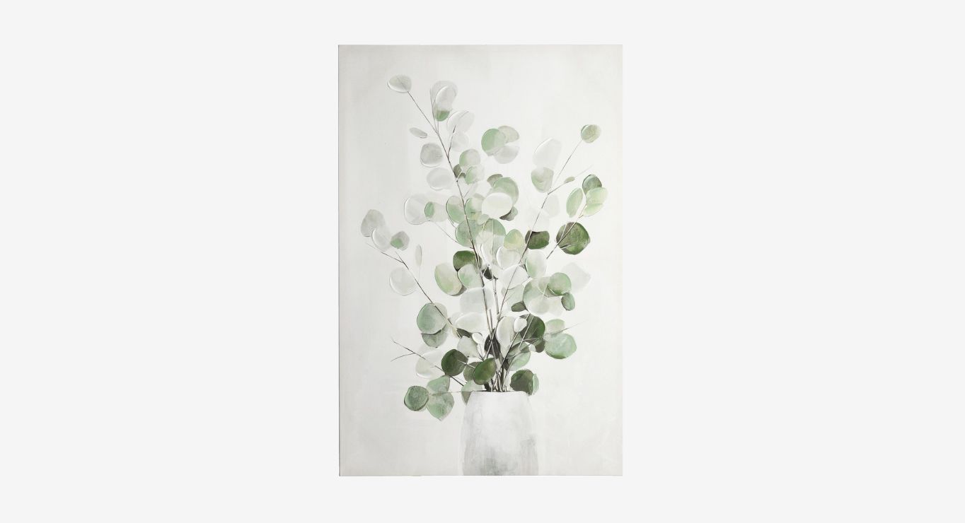 CROWN paveikslas su lapais paveiklėlis