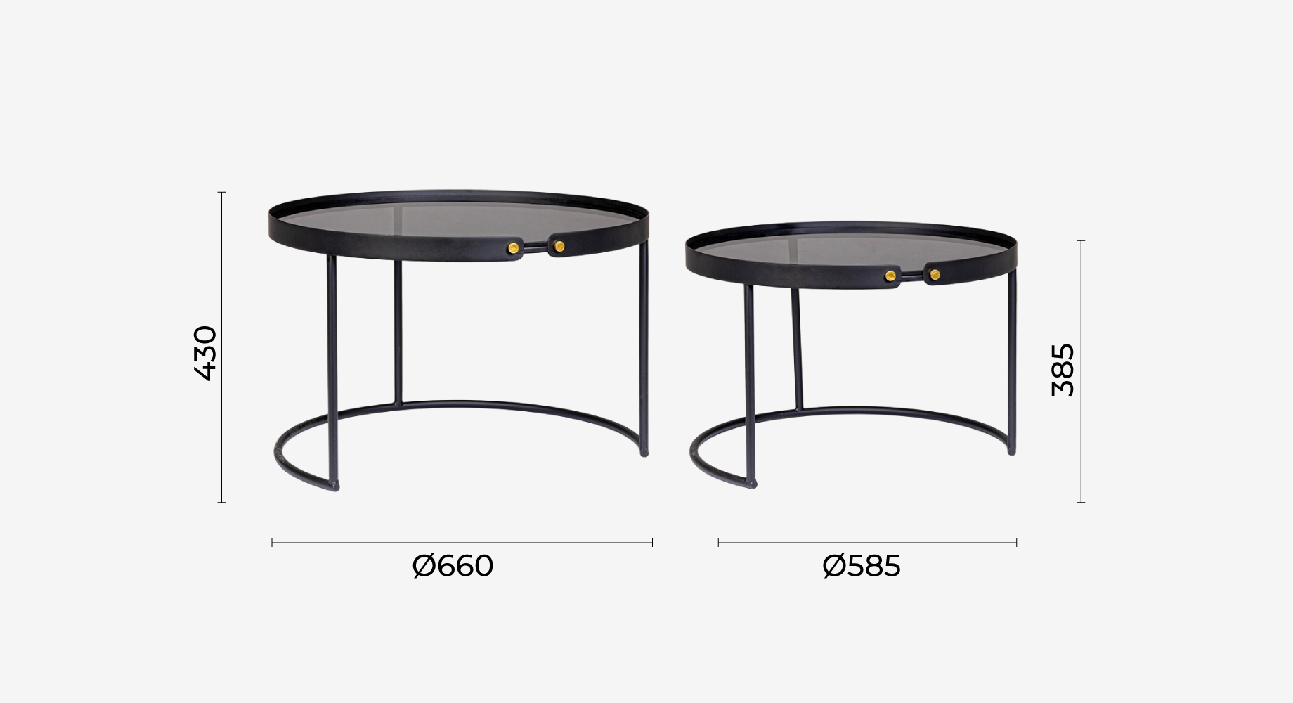 ZEINA staliukų komplektas 4