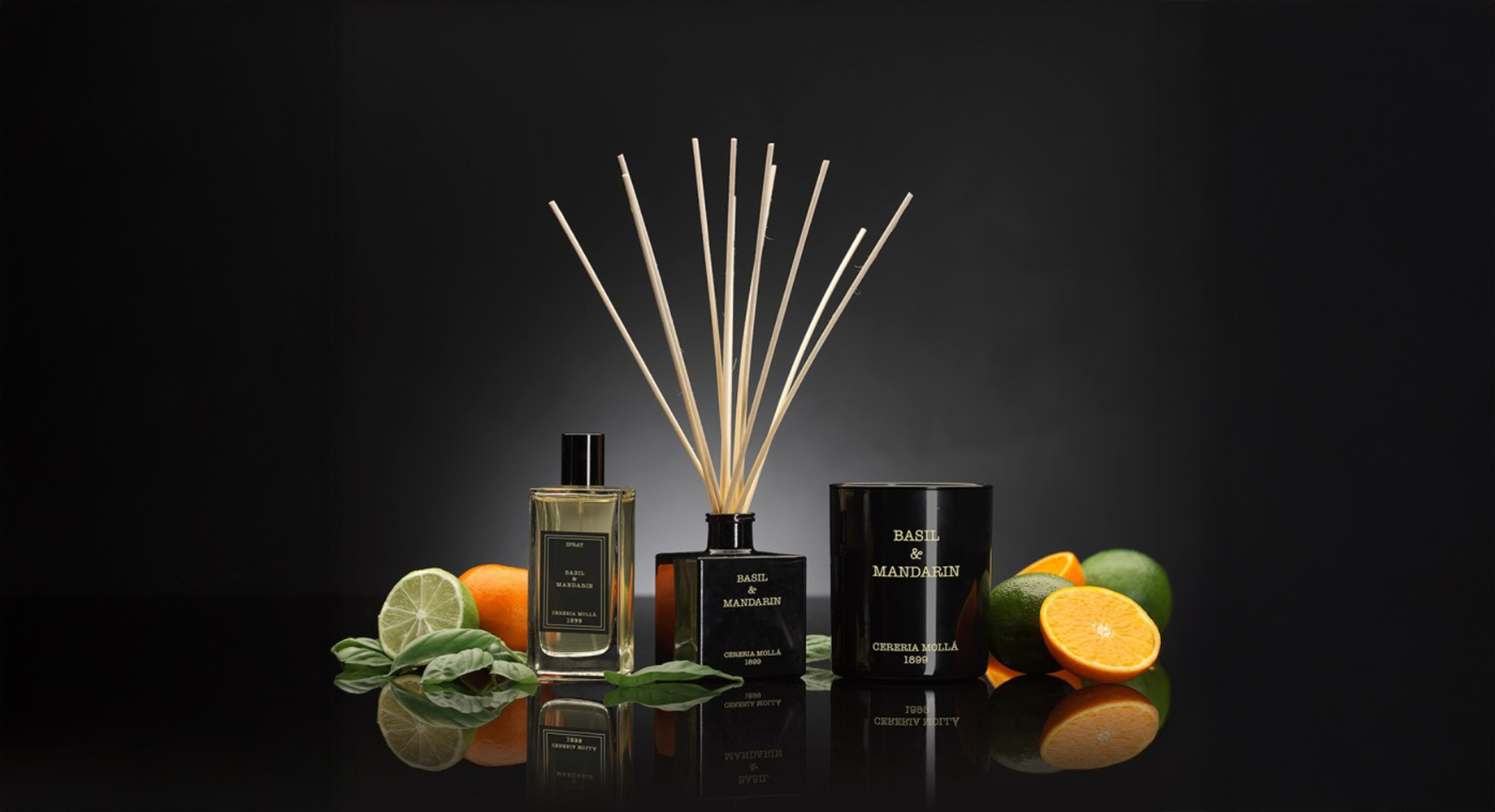 CERERIA MOLLA namų kvapų difuzorius "BASIL & MANDARIN" 100 ml. 2