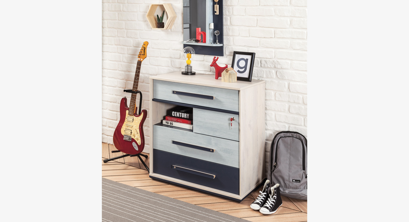 TRIO veidrodis su lentyna paveiklėlis 2