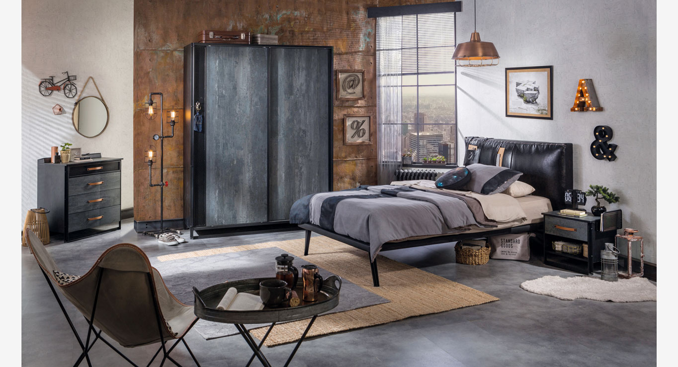 DARK METAL lova 2200x1350 paveiklėlis 2