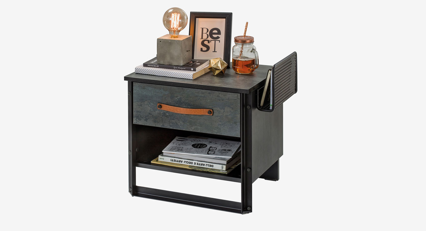 DARK METAL naktinė spintelė 540x400 2 DARK METAL naktinė spintelė 540x400 2