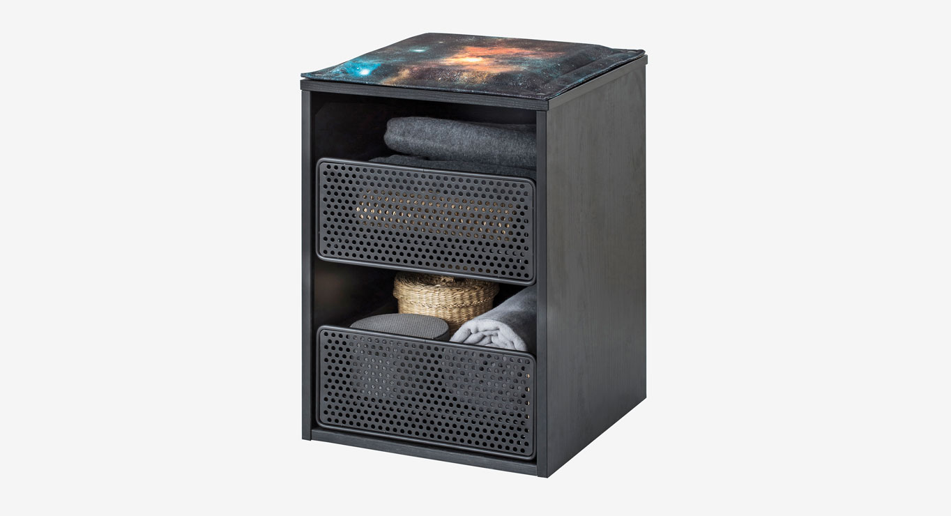 DARK METAL spintelė - pufas 400x380 3