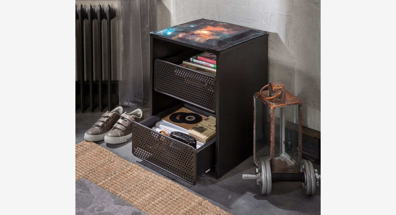 DARK METAL spintelė - pufas 400x380 2