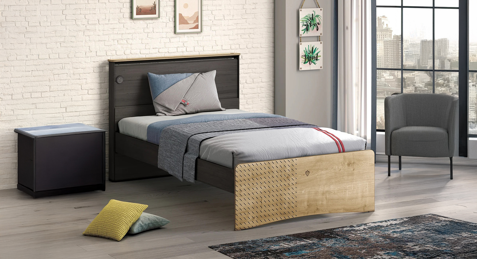 BLACK lova 2030x1230 paveiklėlis 2