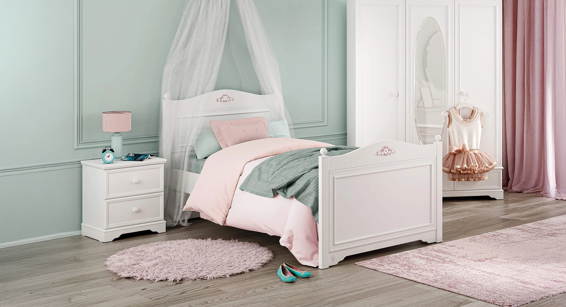 RUSTIK WHITE lova 2090x1060 2