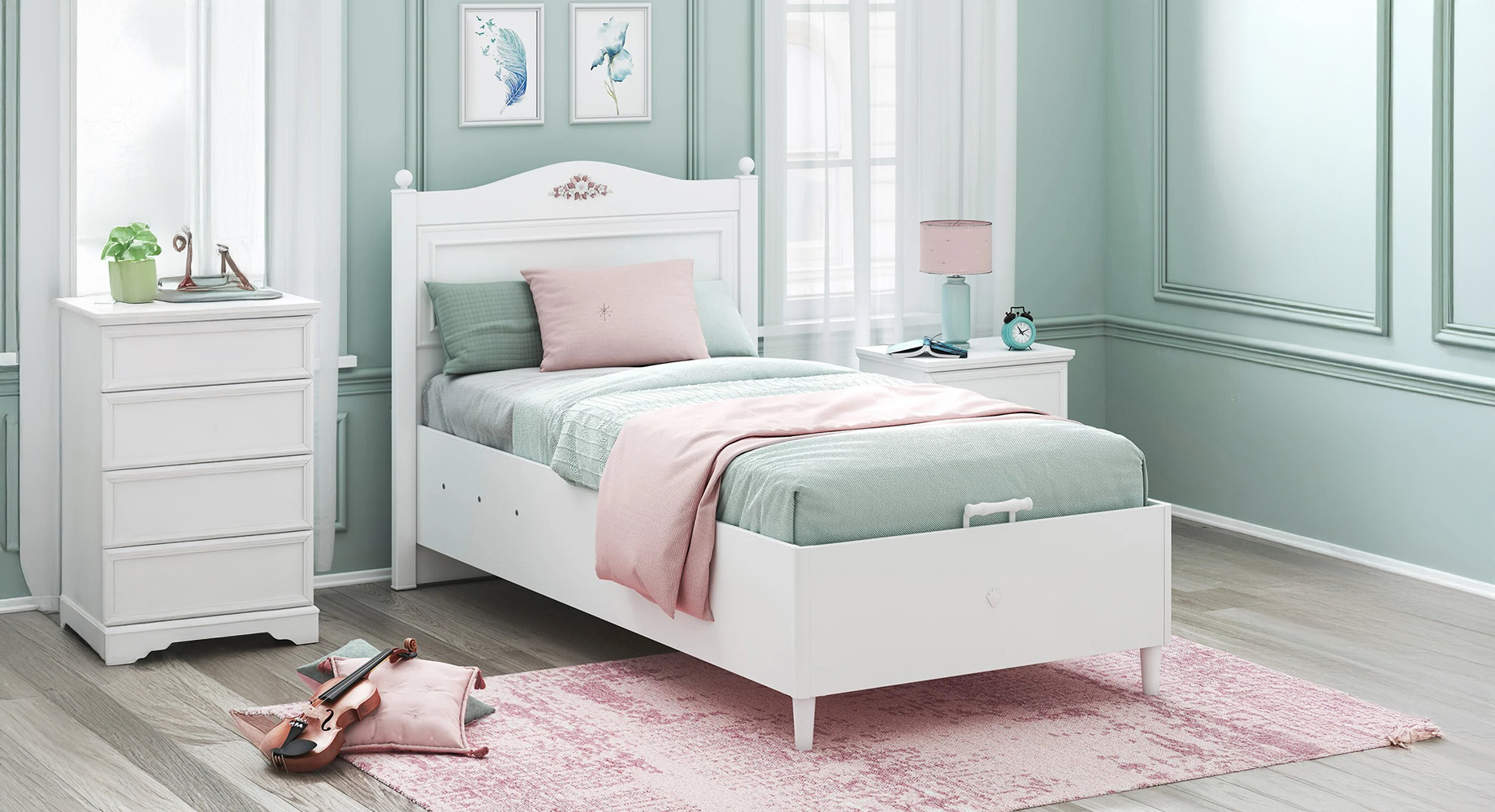 RUSTIK WHITE lova 2040x1160 2