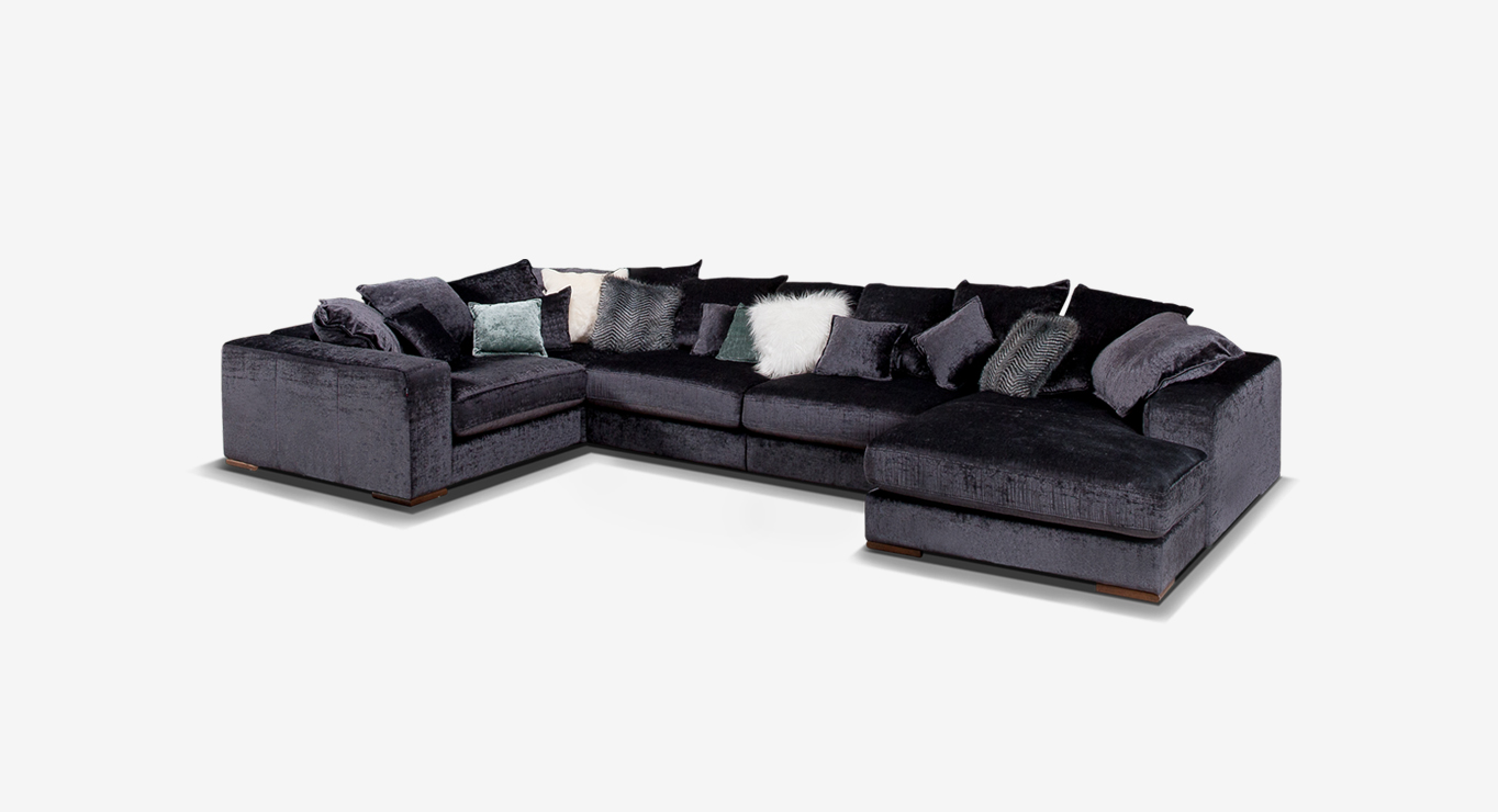 BRAVO MEGA minkštas kampas nemiegamas Skd (K-S-Šez.) 4