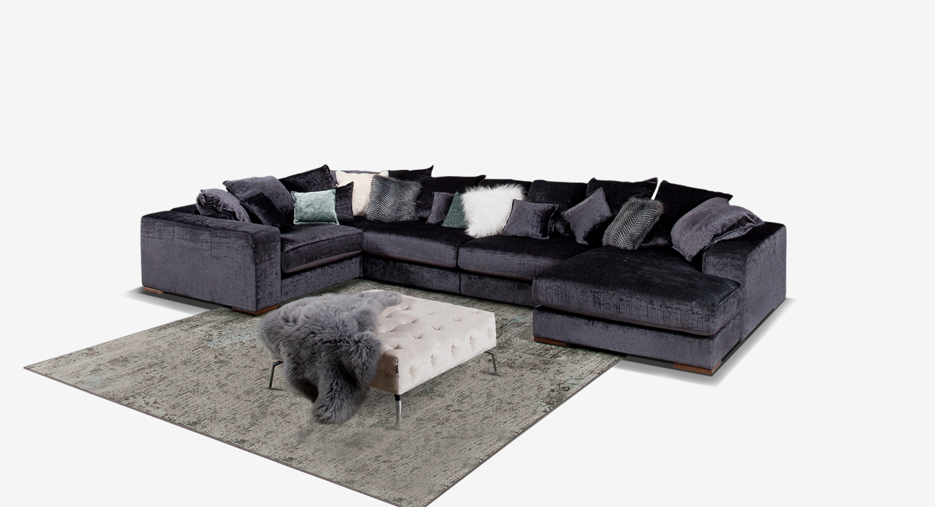 BRAVO MEGA minkštas kampas nemiegamas Skd (K-S-Šez.) 3