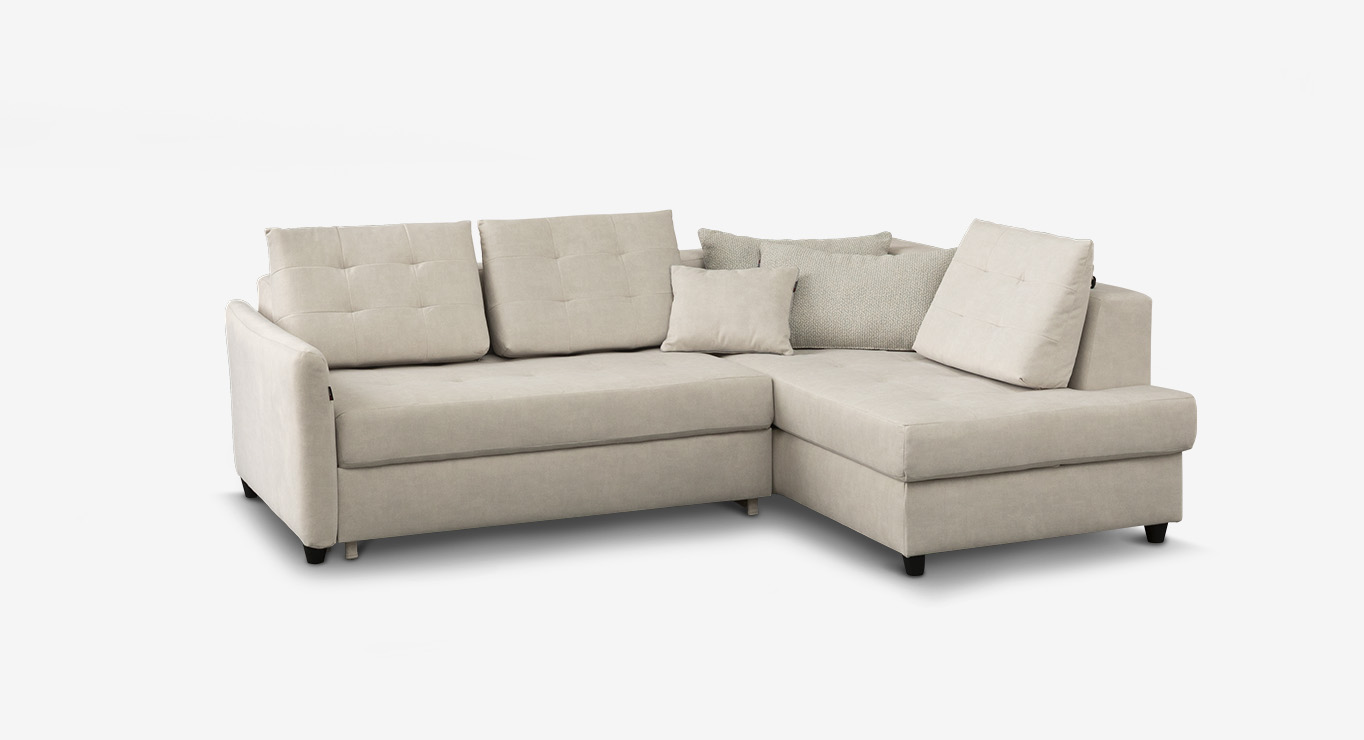 BRUTO minkštas kampas miegamas Skd 1