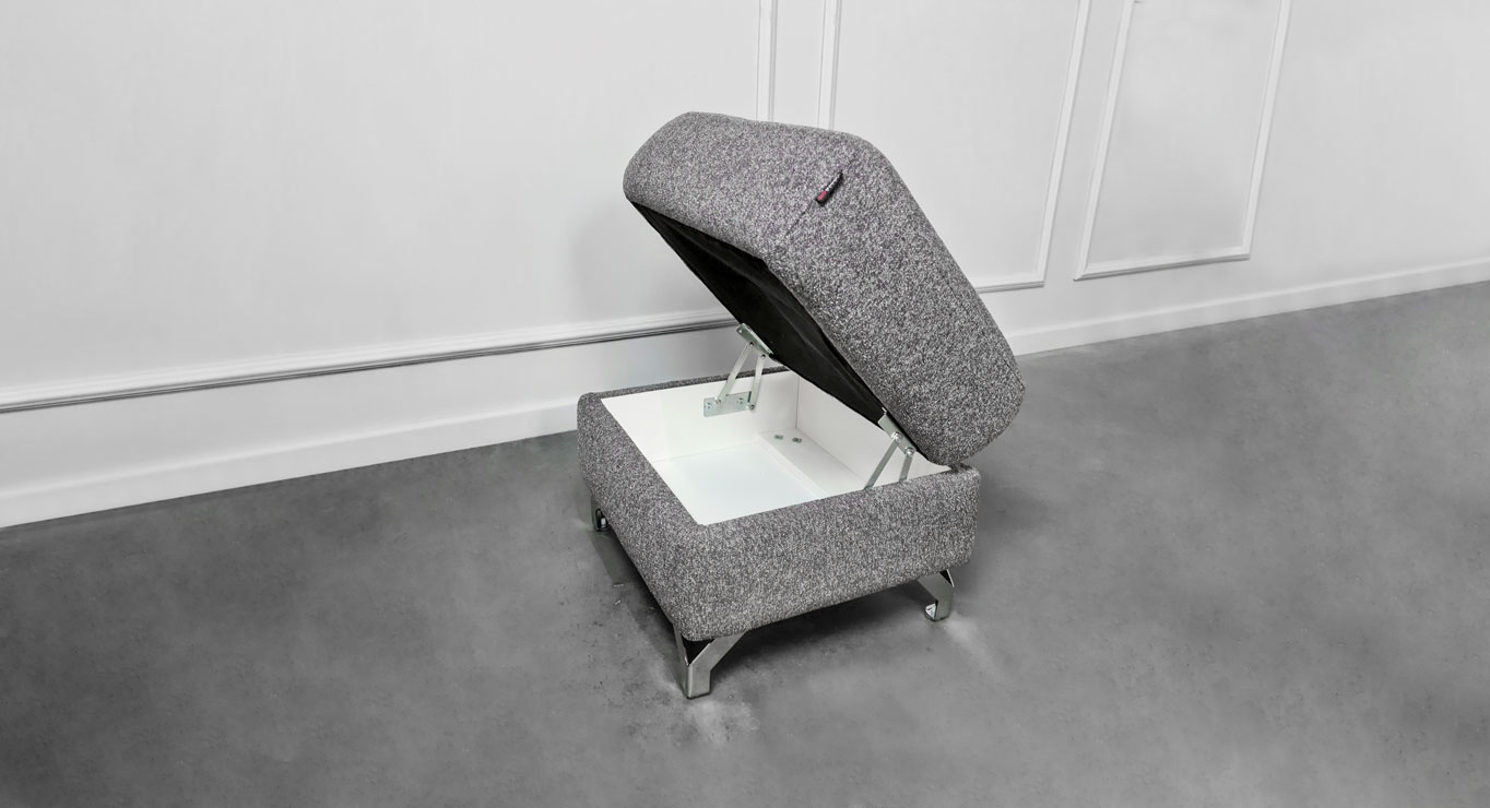 DELUX pufas su dėže 580 8