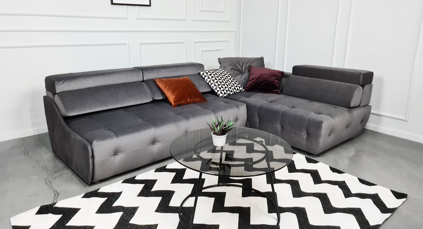 IMPULSE MINI minkštas kampas miegamas Skd 2780x1930 plonu porankiu 4