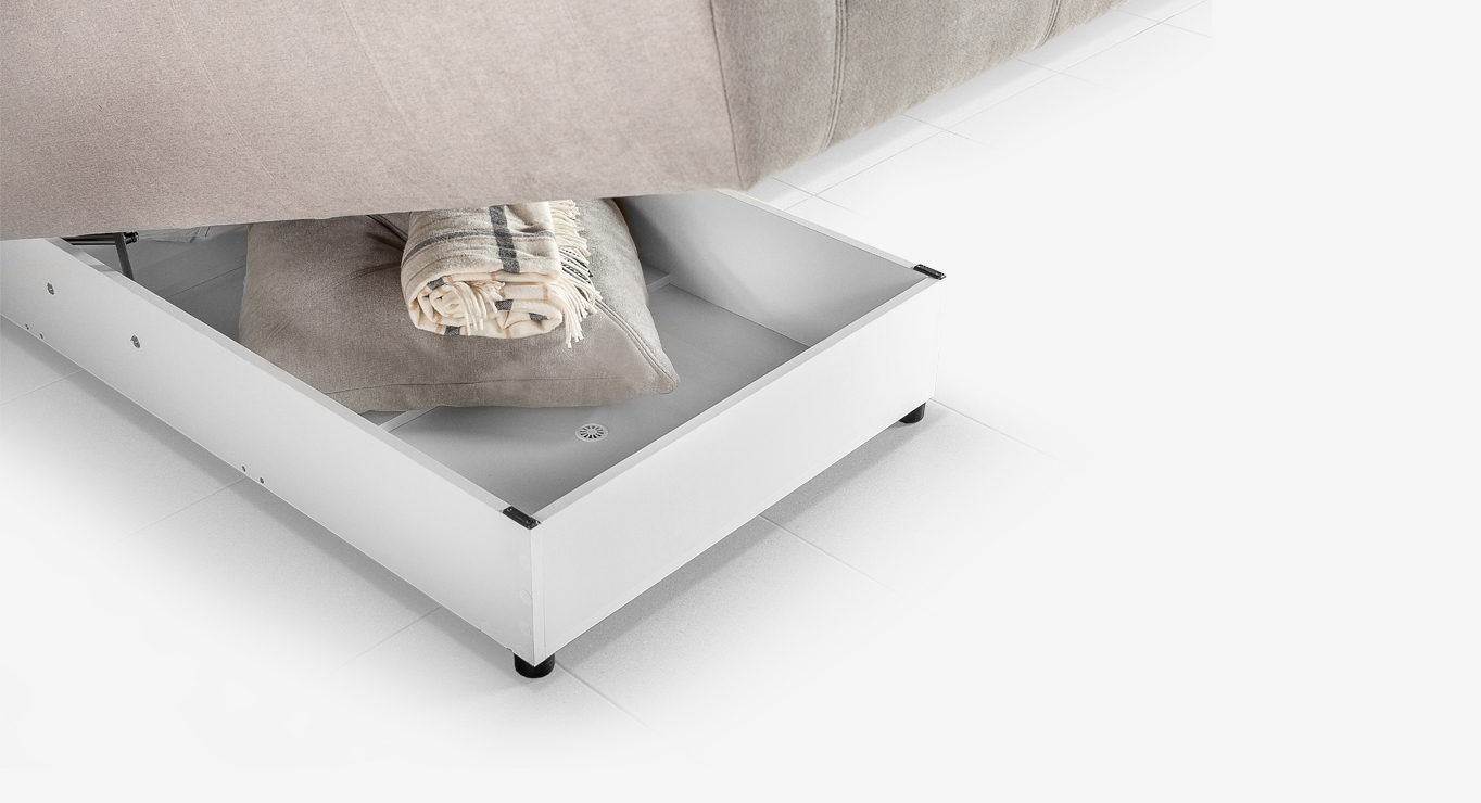 IMPULSE MINI minkštas kampas miegamas Skd 2780x1930 plonu porankiu 15