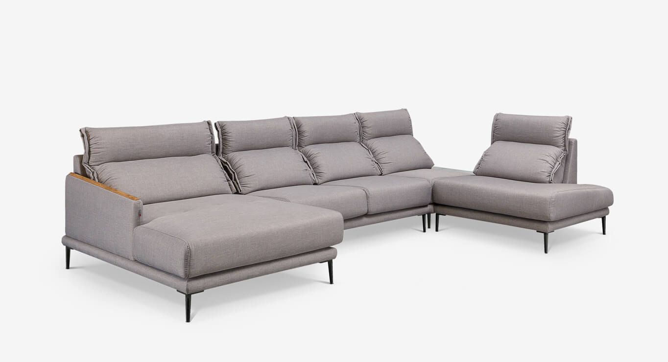 JAZZ MEGA minkštas kampas nemiegamas Skd 8