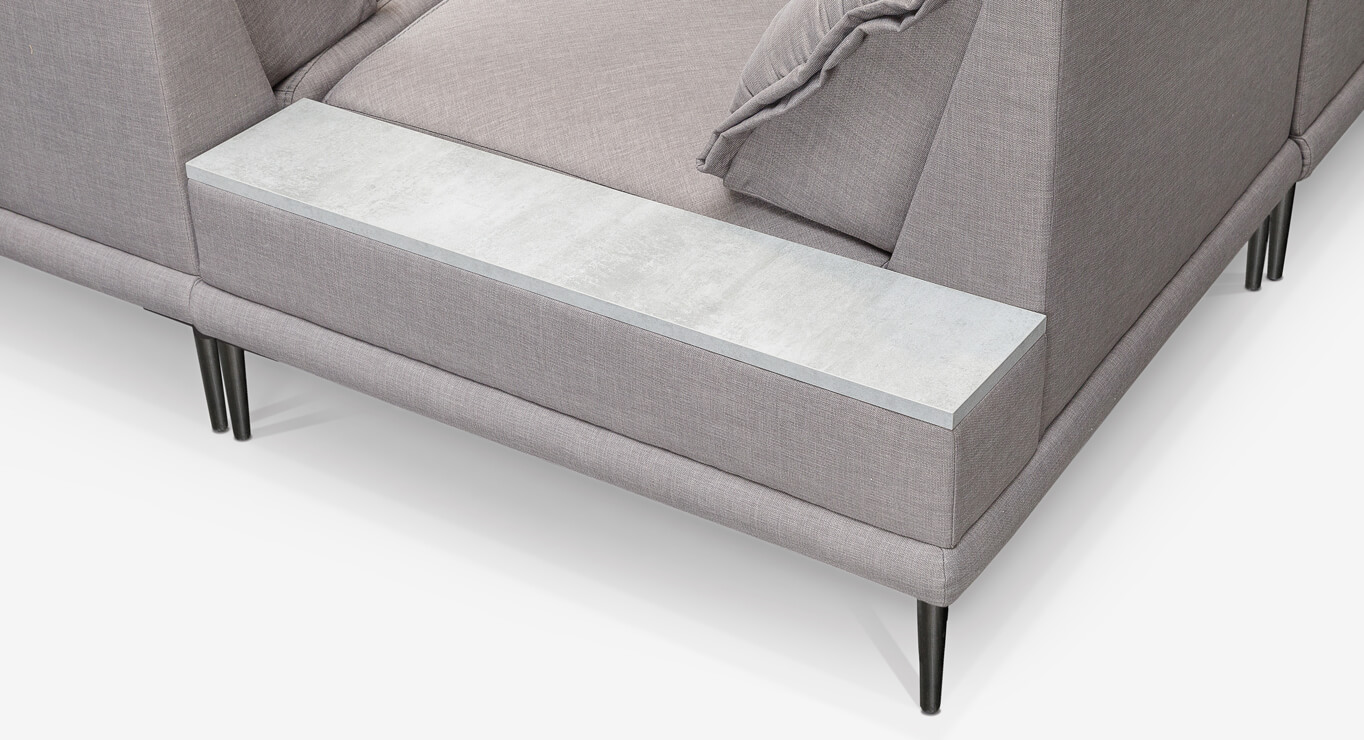 JAZZ MEGA minkštas kampas nemiegamas Skd 9