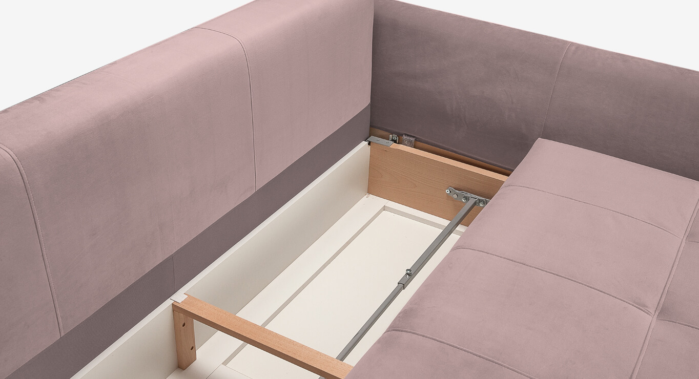 RUBIN MAX minkštas kampas miegamas Skd 10