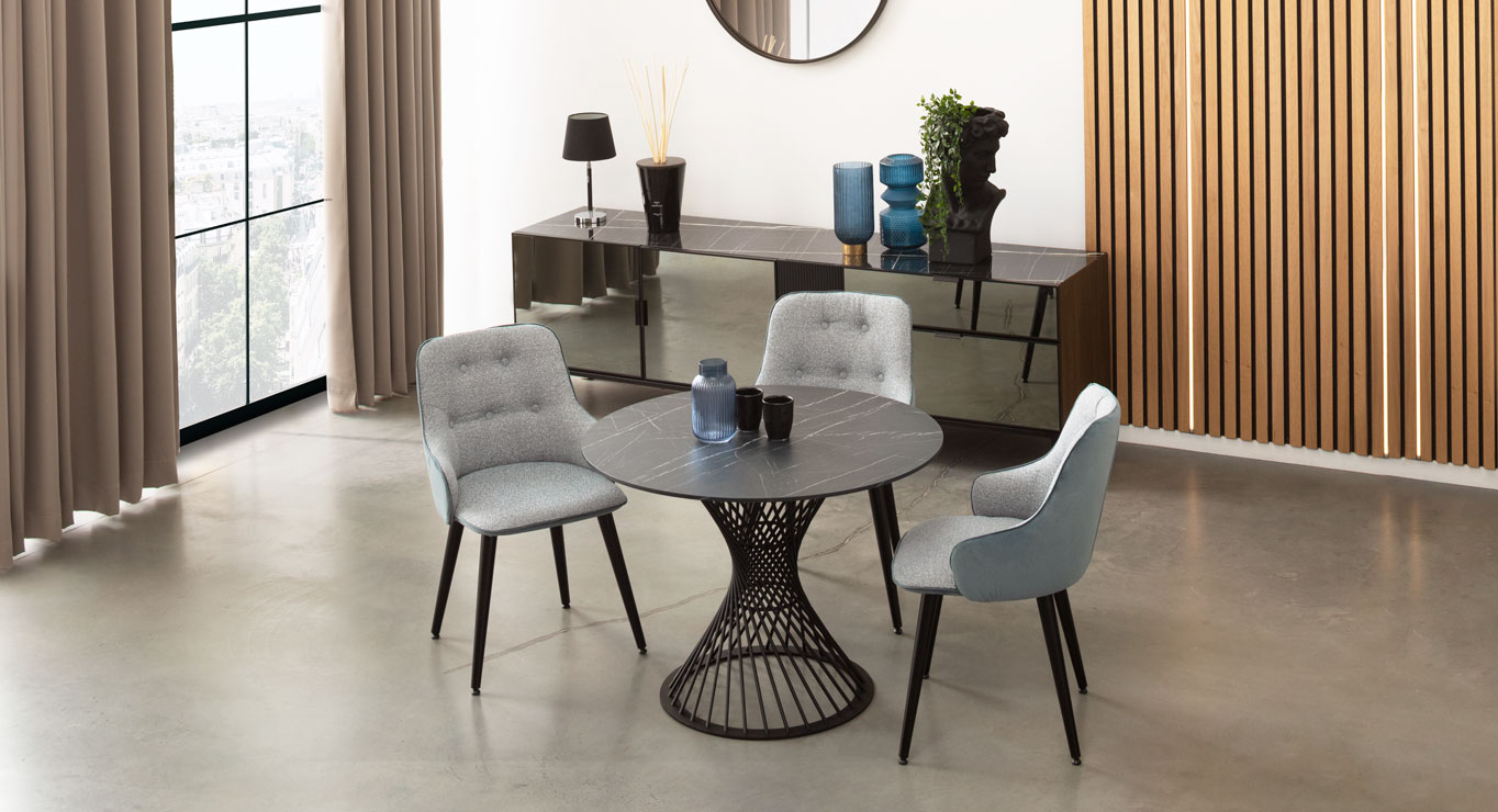 FELICIA valgomojo stalas D1000 6 FELICIA valgomojo stalas D1000 6