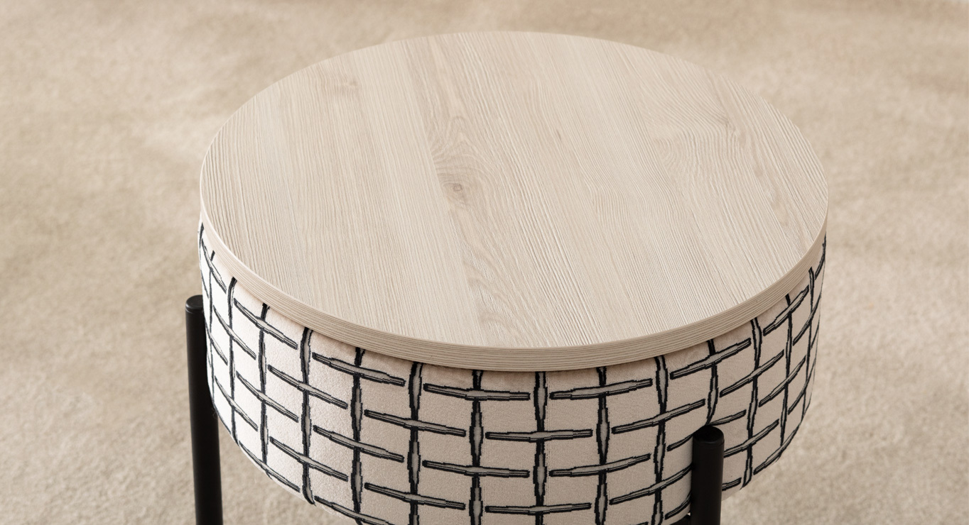 GRAND staliukas su daiktadėže D440 12 GRAND staliukas su daiktadėže D440 12