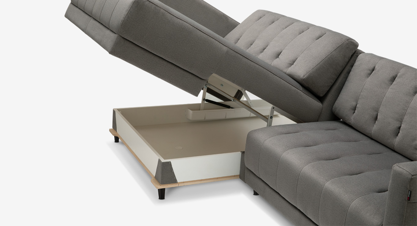 TITAN minkštas kampas miegamas A1 Skd 26