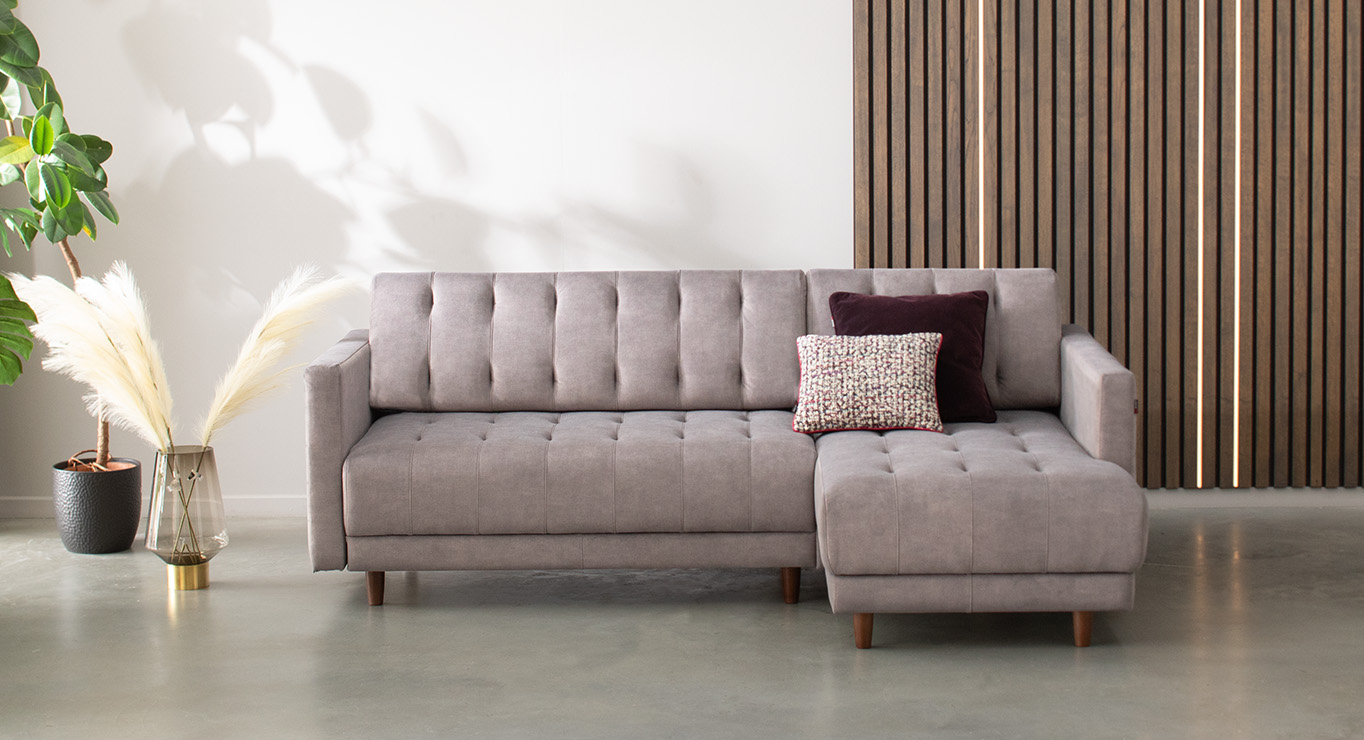 TITAN minkštas kampas miegamas B1 Skd 6