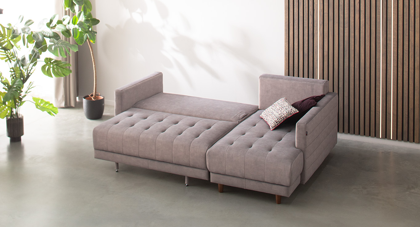 TITAN minkštas kampas miegamas B1 Skd 4