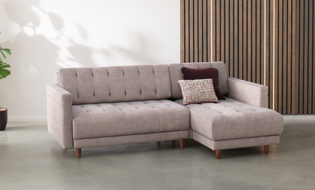 TITAN minkštas kampas miegamas B1 Skd 2