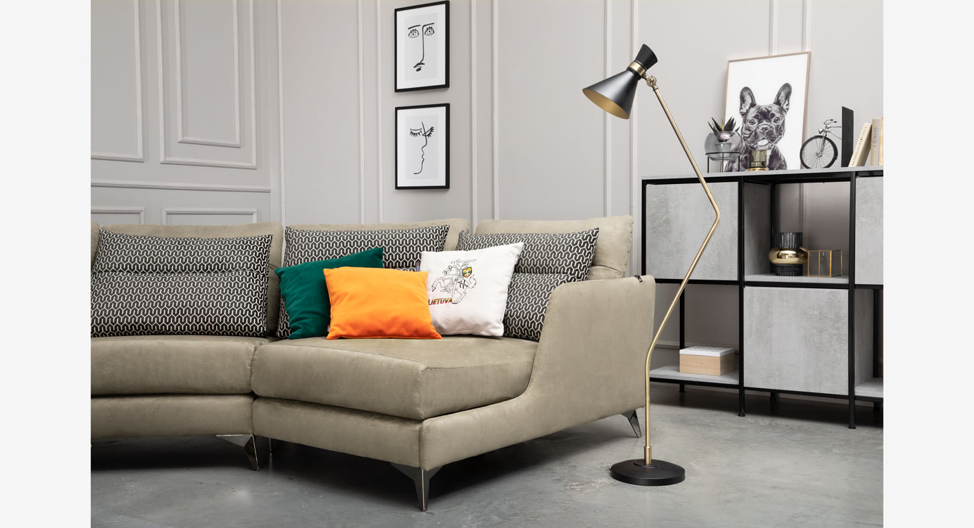 VYTIS minkštas kampas su lentyna nemiegamas L-Skd 5 VYTIS minkštas kampas su lentyna nemiegamas L-Skd 5